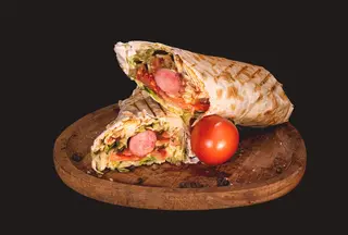 Мини-кебаб с колбаской/ Mini Kebab cu carnacior