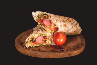 Мини-кебаб с колбаской/ Mini Kebab cu carnacior