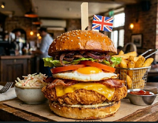 Hamburguesa De Pollo Completa