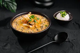 Tom Yam cu fructe de mare