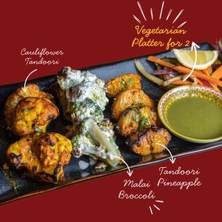 Platou Vegetarian (2 pers) / Vegetarian Platter for 2