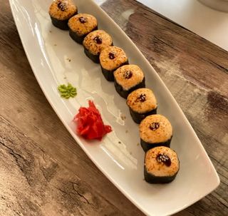 Запеченный ролл Чикен чиз