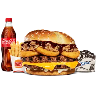 Menu Completo Pulled Pork & Onion Double Carne