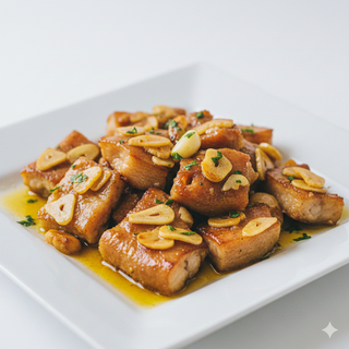 Ración De Morro Al Ajillo