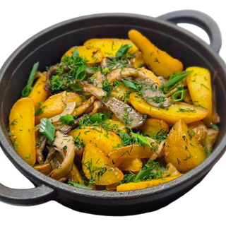 Картофель с грибами