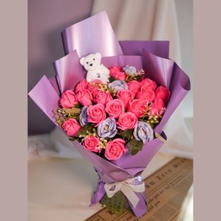 Buchet din trandafiri de săpun