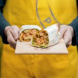 Veggi burrito (no dip gluten free)