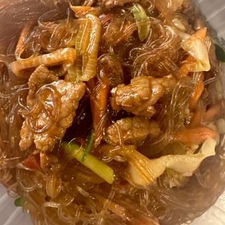 Spaghetti di soia con manzo