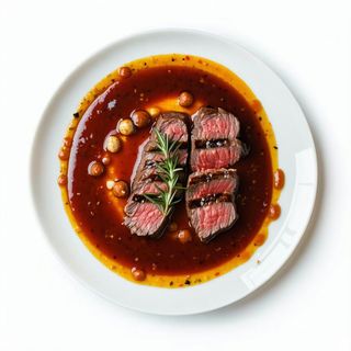 Filetto di manzo alla piastra con salsa dello chef