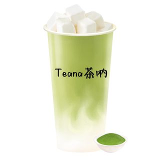 Latte di cocco con matcha