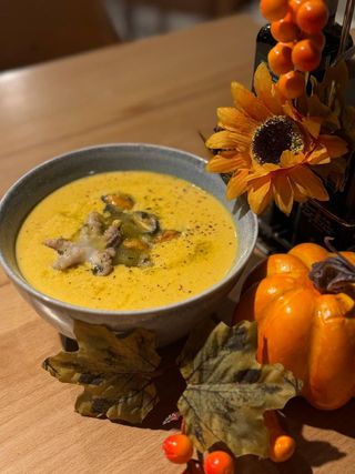Supă cremă de dovleac