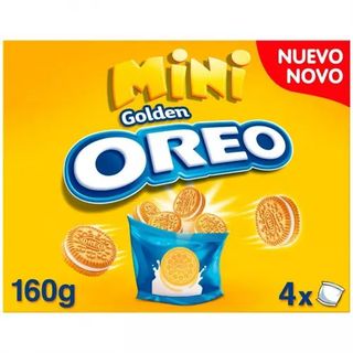 Mini Galletas Golden Oreo 4 Unidades 160 Gr.