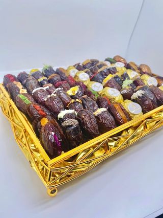 Plateau Doré Géométrique 2,4kg