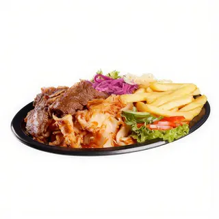 c. Kebab na talerzu.