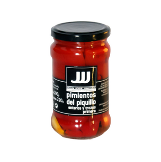 Pimientos Piquillo Enteros Y Trozos Peso Estimado 290/220 Gr.