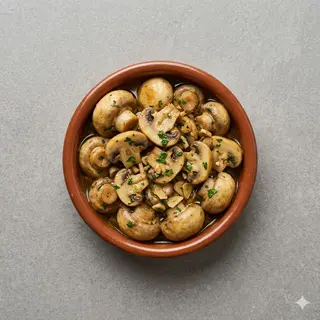 Ración De Champiñones Al Ajillo