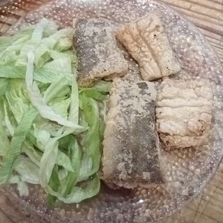 Tacos de Bacacalo Frito Plato