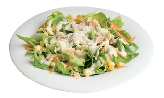 Салата Цезар бекон + сос + Прибори