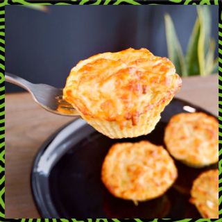 Muffins  poireaux poulet