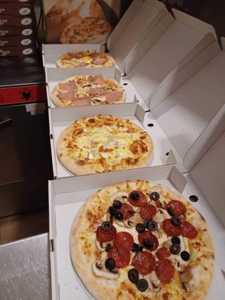 Menu 4 pizzas individuais (24 cm)