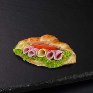 Croissant jambon fromage