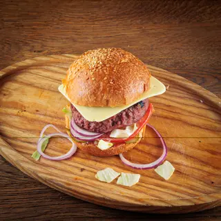Vege cheeseburger