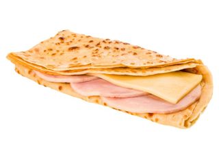 Блин с ветчиной и сыром