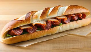 Panino con salsiccia calabrese