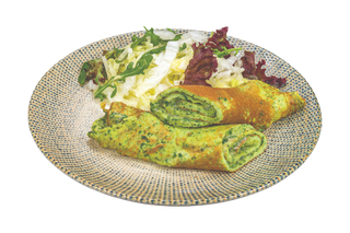 Омлет със спанак и рикота