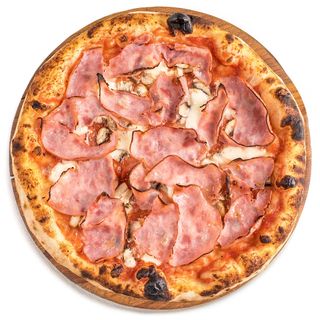 Пицца с говяжьей ветчиной