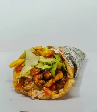 Pita souvlaki kurczak