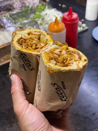 Sandwich Libanais Poulet Pané