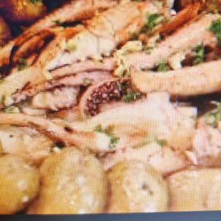 Tentáculos  de  Pota à Lagareiro 