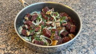 Carne de Sol com Cebola