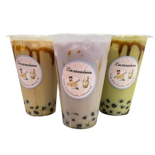 Taro bubble tea medio