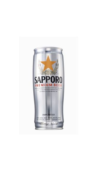 Cerveza sapporo(650 ml.)