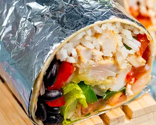 Burrito XXL fajitas pollo