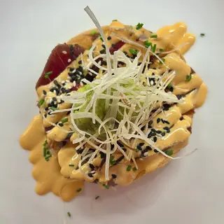 Tostada clásica de atún