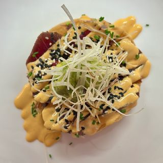 Tostada clásica de atún