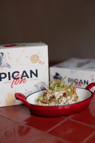 Tapa - Ensaladilla casera de pollo asado en nuestras brasas 