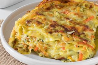 Lasagna vegetale senza glutine e lattosio