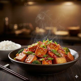 В2 Люто тофу със зеленчуци