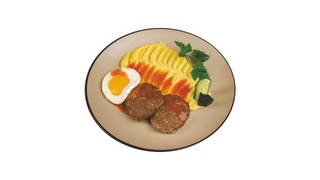 Бифштекс с гарниром на выбор