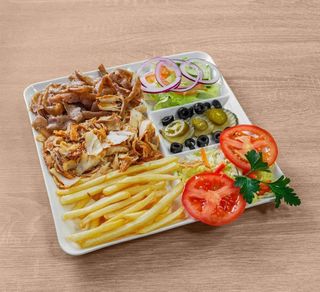 Talerz kebab samo mięso, duży