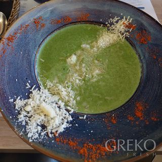 Supa de spanac cu creveti