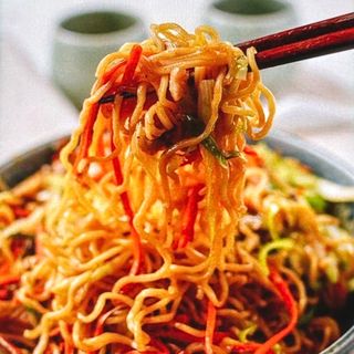 Tallarines Japoneses con Gambas