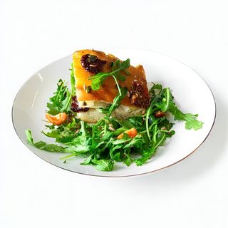 Focaccia de Rúcula e Tomate Seco