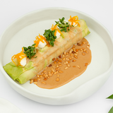 Salată cu avocado ruccola și portocală