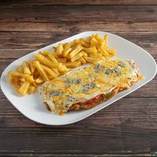 MILANESA 4 QUESOS CON GUARNICION (1 sola a eleccion)