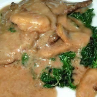 Scalopine di vitelo alla crema